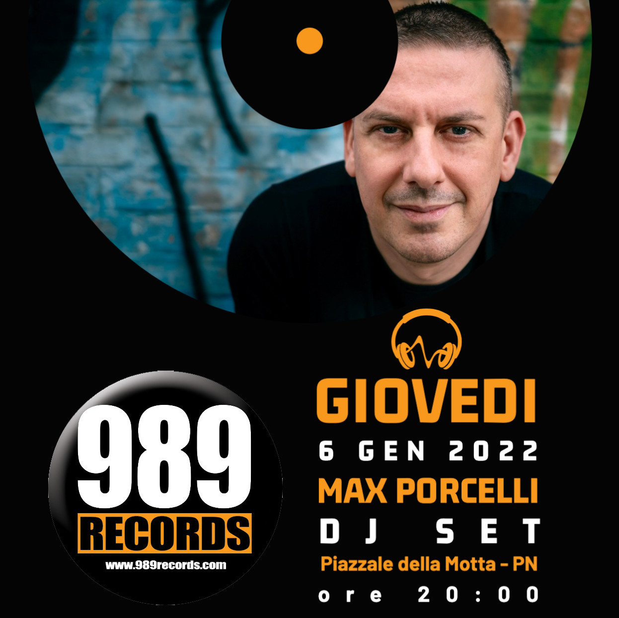 Max Porcelli DJ Set II Act @ Casette Natale 2022 Open Air DJ Set - Pordenone | House and Electronic Music Since 2007.